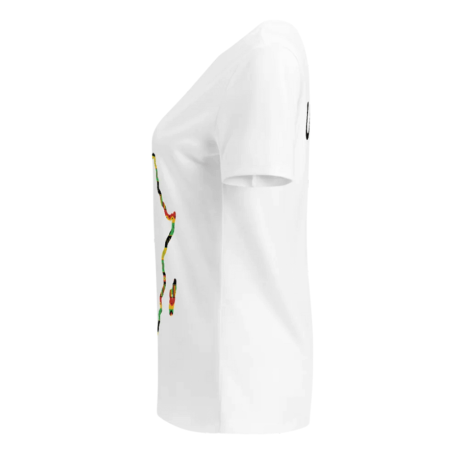 Uhuru - Women's White Africa Map Outline Tee product image (3)