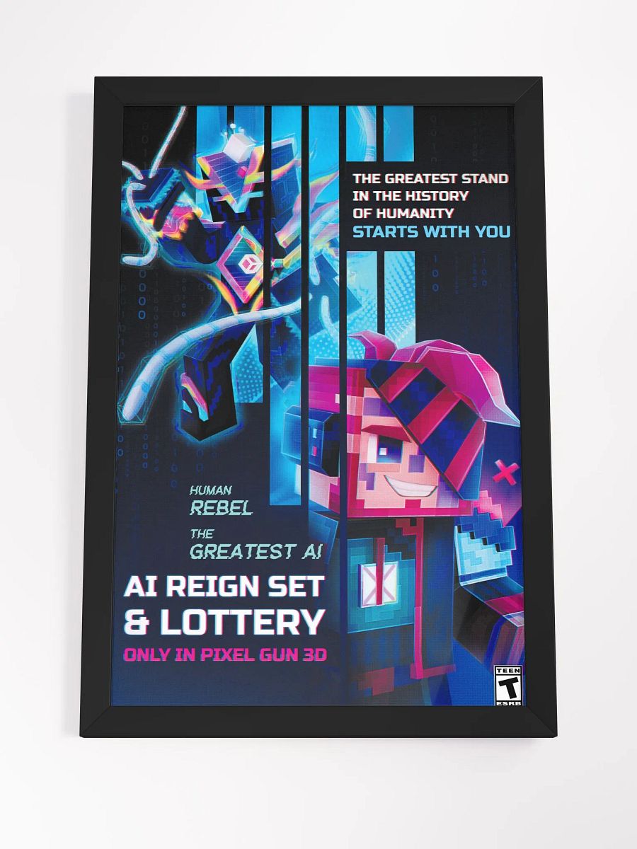 AI Art Poster + Text Framed product image (15)