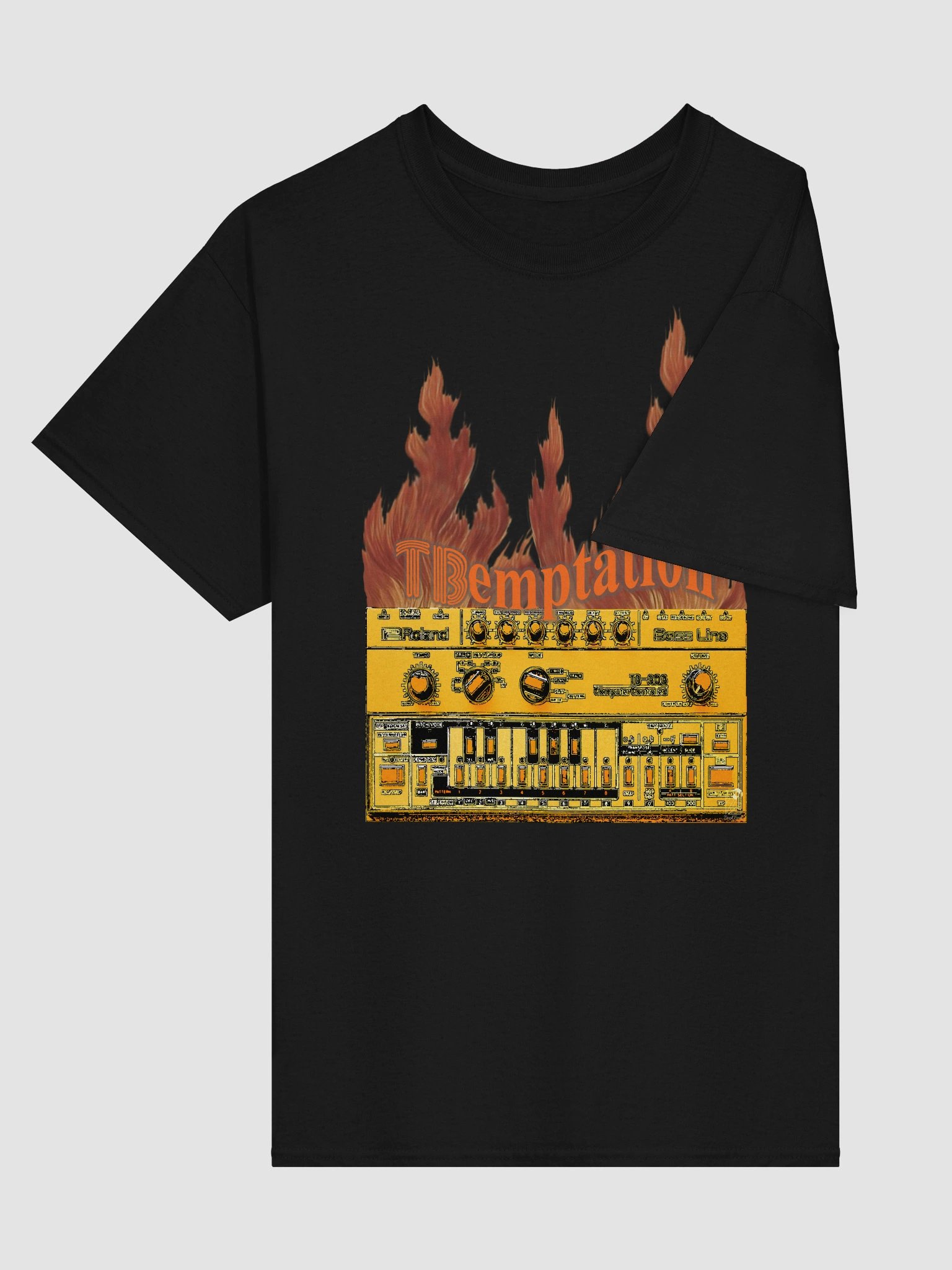 I fell into TBemptation by Frank Fonik, Techno EDM Unisex t-shirt product image (3)