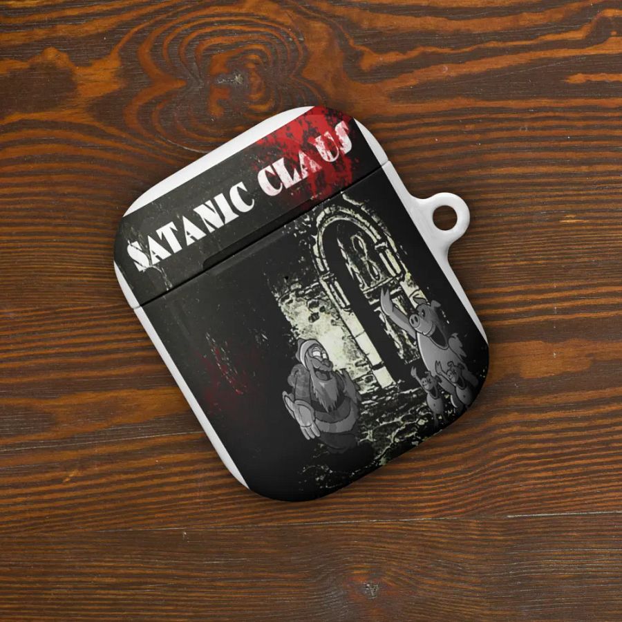 Satanic Claus All-Over Print AirPods® Case product image (10)