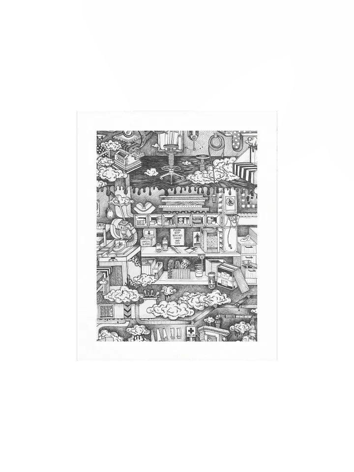 Workshop - Original Art Print product image (2)