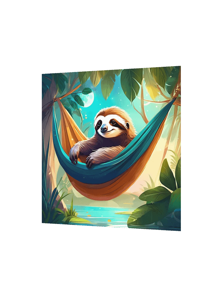 Sloth Serenity Matte Poster product image (6)