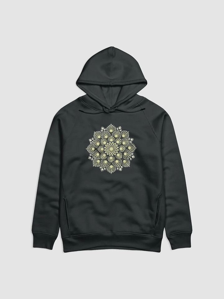 Yellow Dot Mandala Unisex Eco Hoodie product image (1)