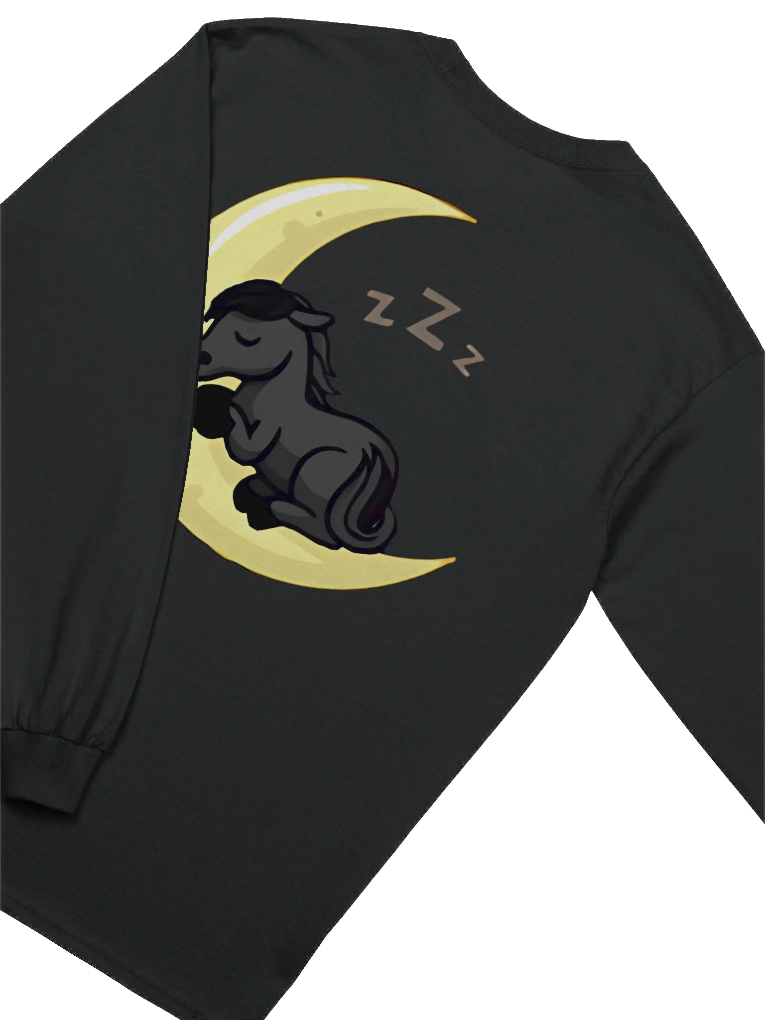 Sleepy Moon Cotton Long Sleeve T-Shirt product image (4)