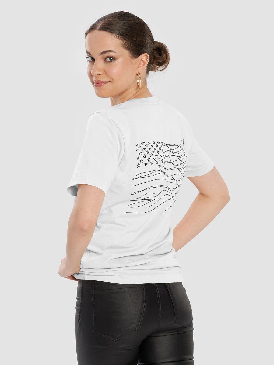 USA Vibes Line Art Silhouette Unisex T-Shirt product image (63)