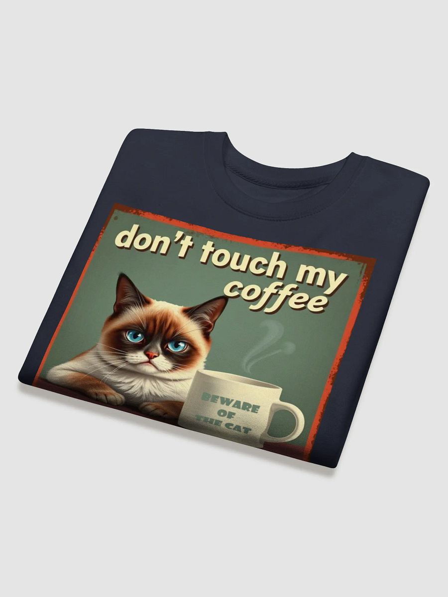 Coffee Cat Warning Sweatshirt product image (34)