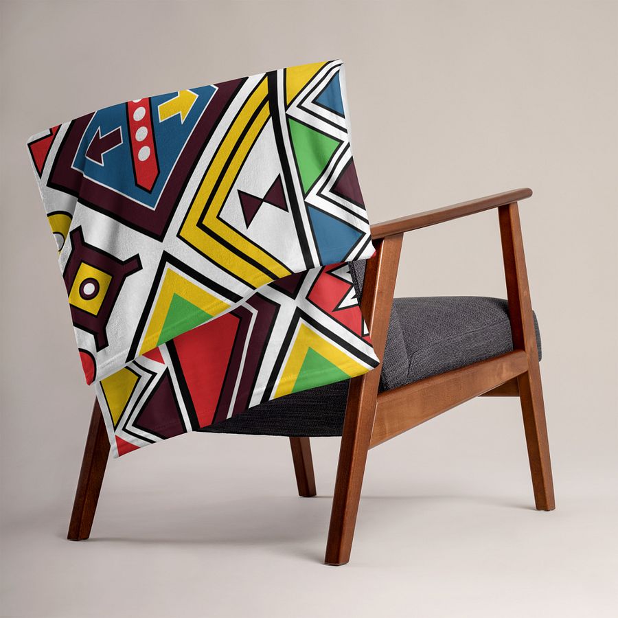 Ndebele Geometric Pattern Designs Collection 1 | 12 High-Resolution Seamless Patterns product image (7)