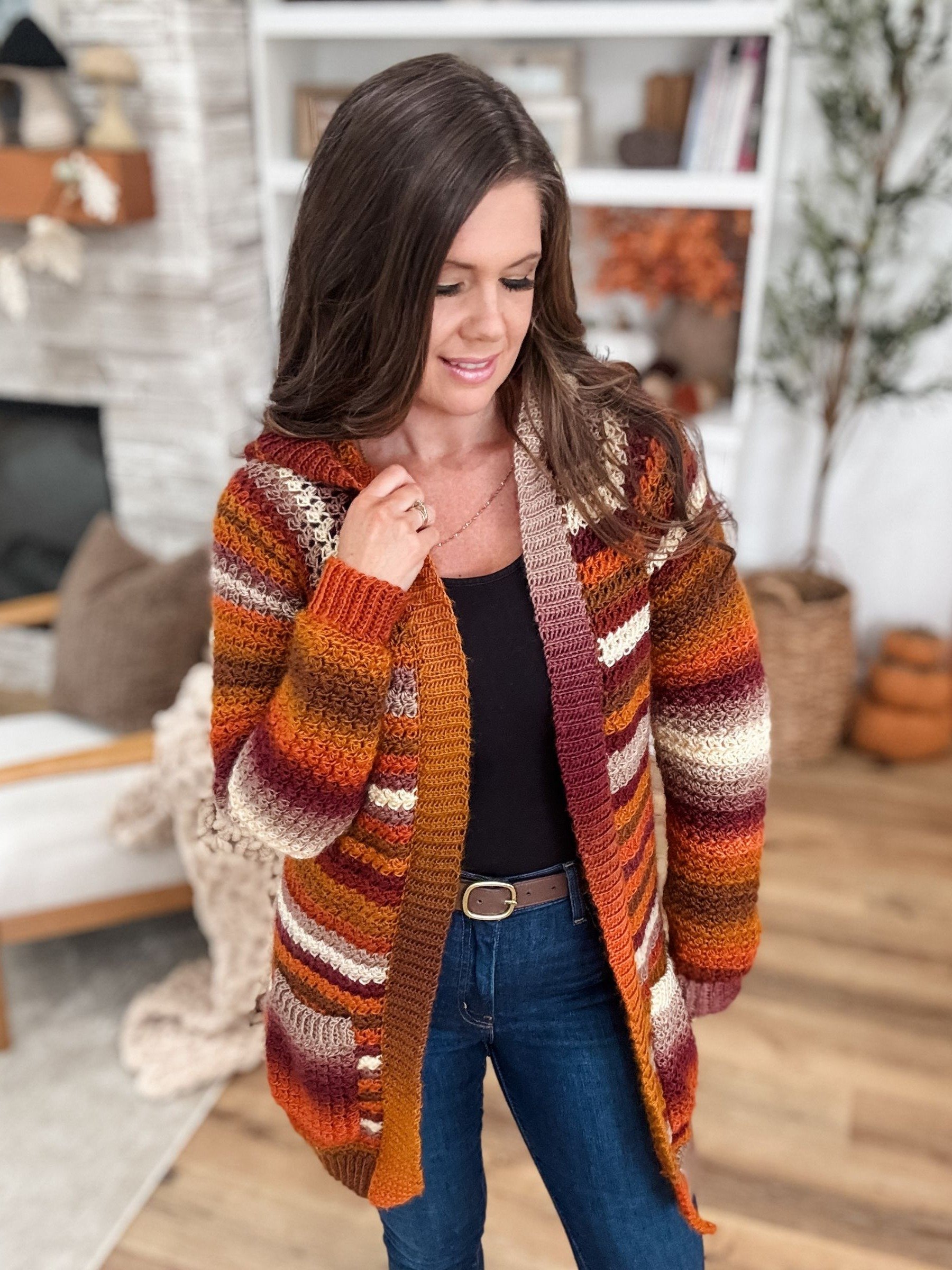 The Suzette Raglan Cardigan Crochet Pattern product image (3)