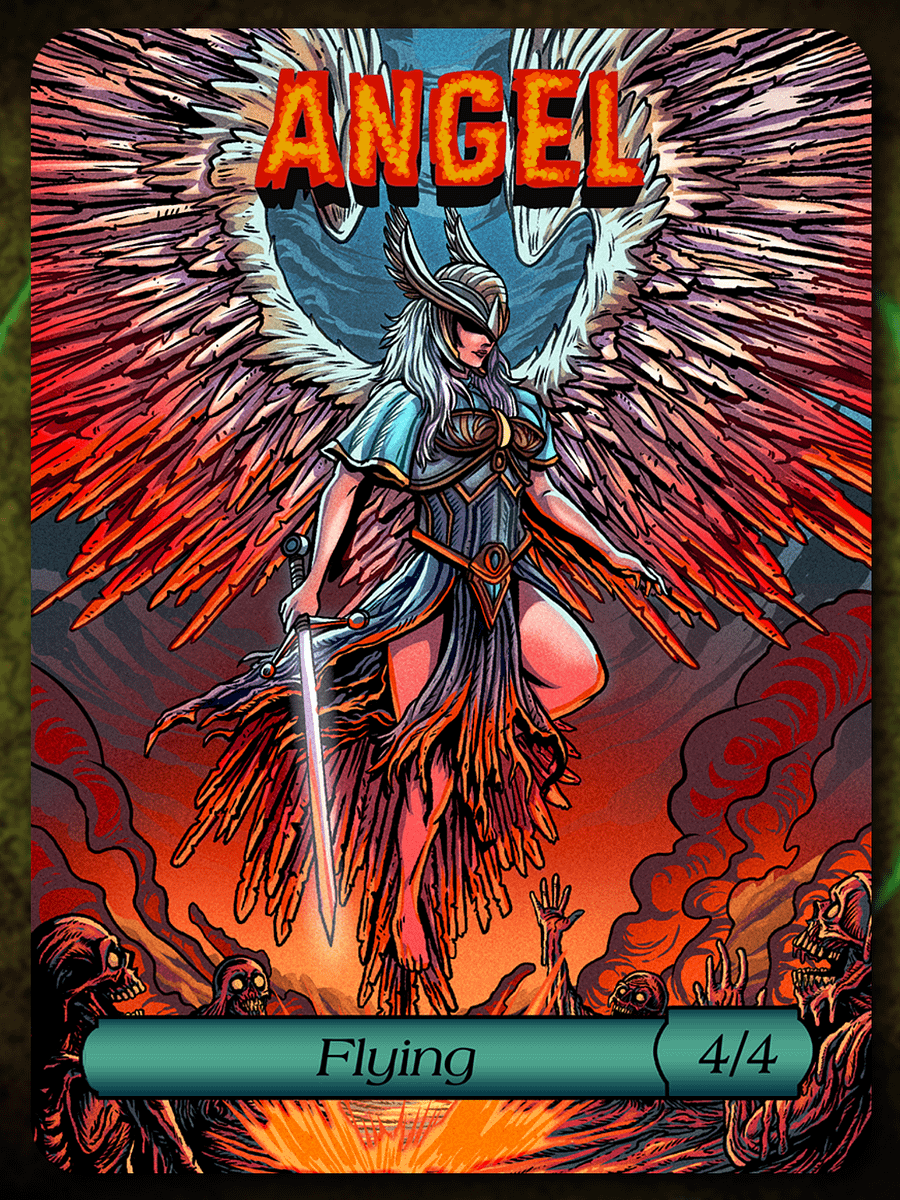 Angel 4/4 Flying Full Art Token product image (1)