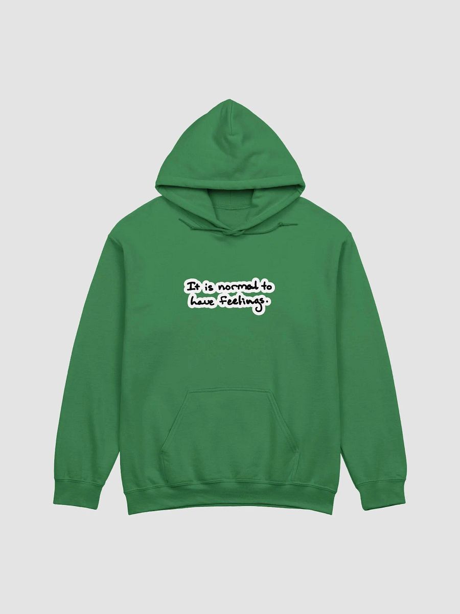 It is normal to have feelings. (bubble design) classic hoodie product image (38)