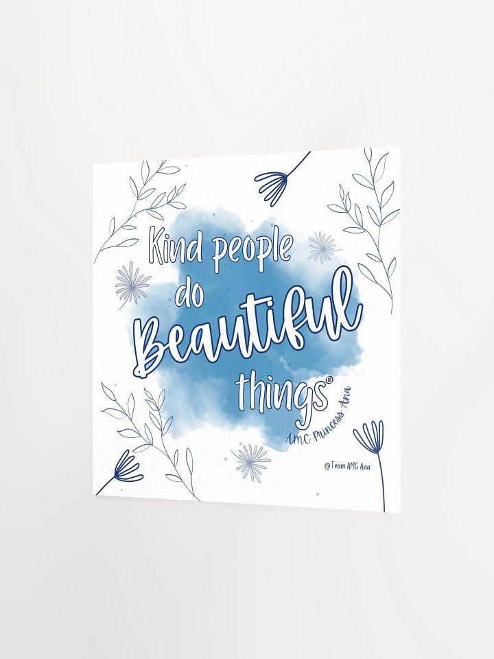 KPDBT - White/Blue Poster product image (6)