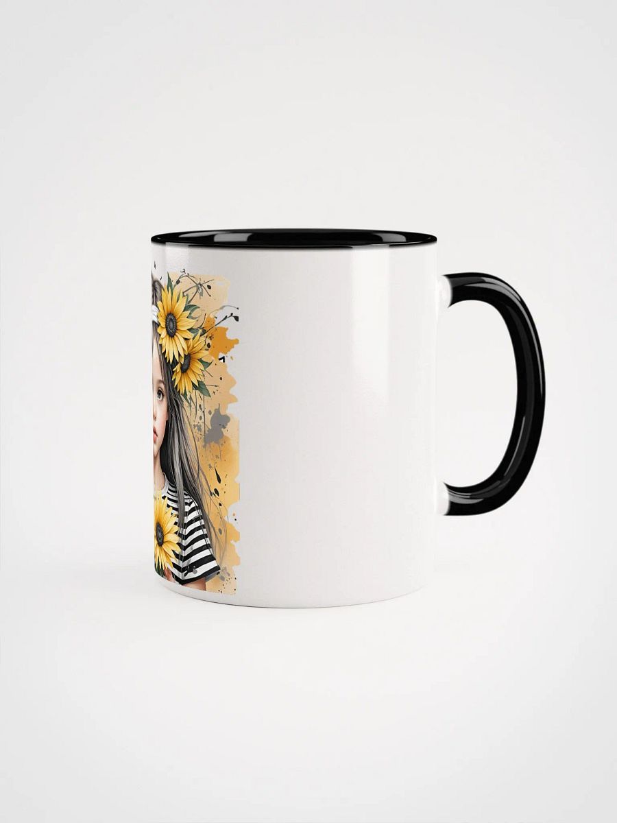 Sunflower Girl Ceramic Mug product image (1)