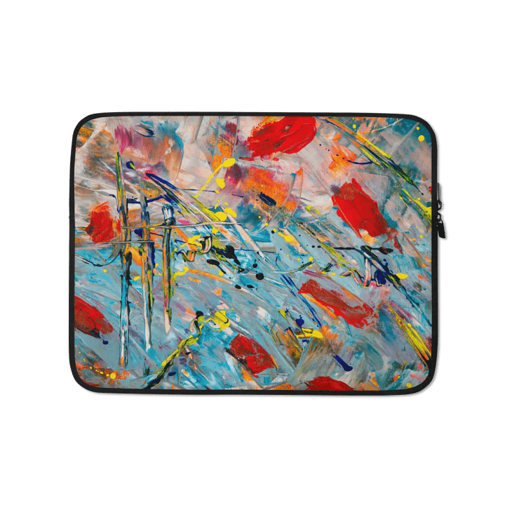 Vibrant Chaos 13 & 15 Inch Laptop Sleeve - Stylish & Durable Protection for Your Laptop product image (1)