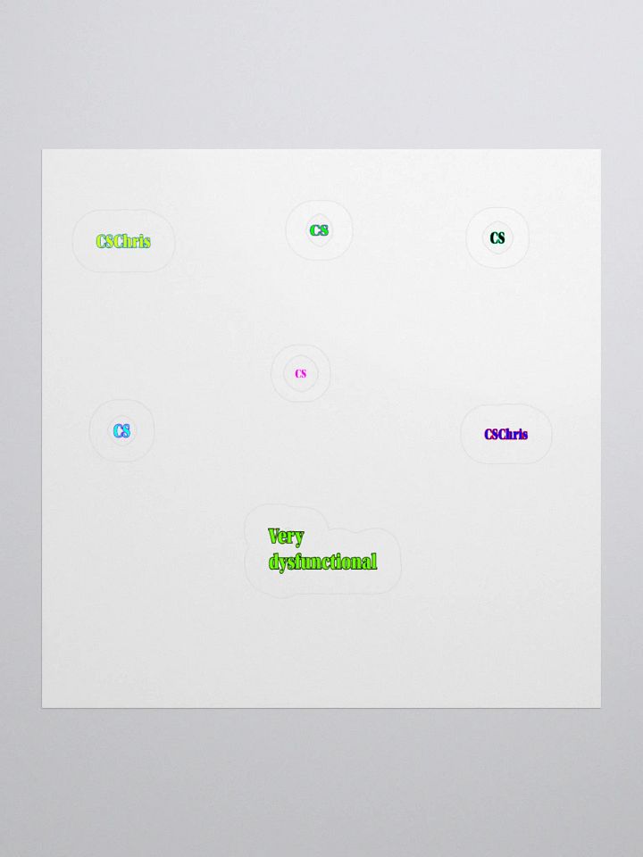 CS/very dysfunctional Meme Stickers 7PK product image (1)