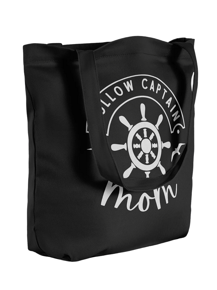 FOLLOW CAPTAIN MOM – Funny Mom Organic Tote Bag product image (1)