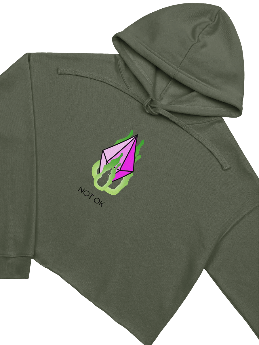 Unhinged Plumbob Crop Hoodie product image (3)