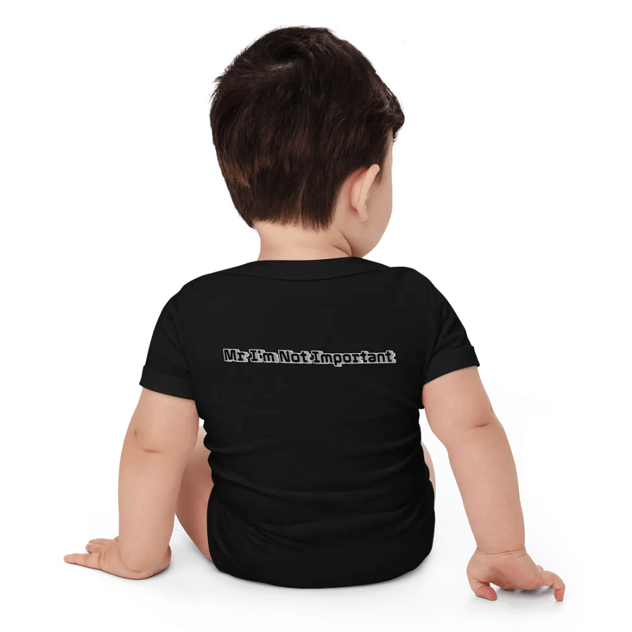 Baby Short Sleeve One Piece - Mr I'm Not Important product image (4)