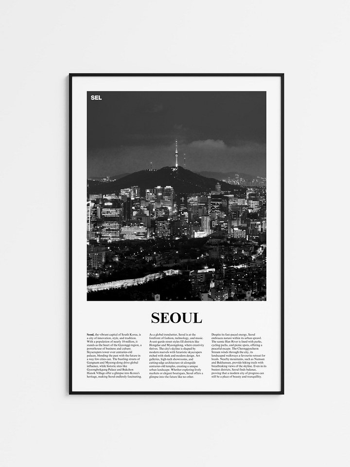Seoul 01 Newspaper Poster product image (1)