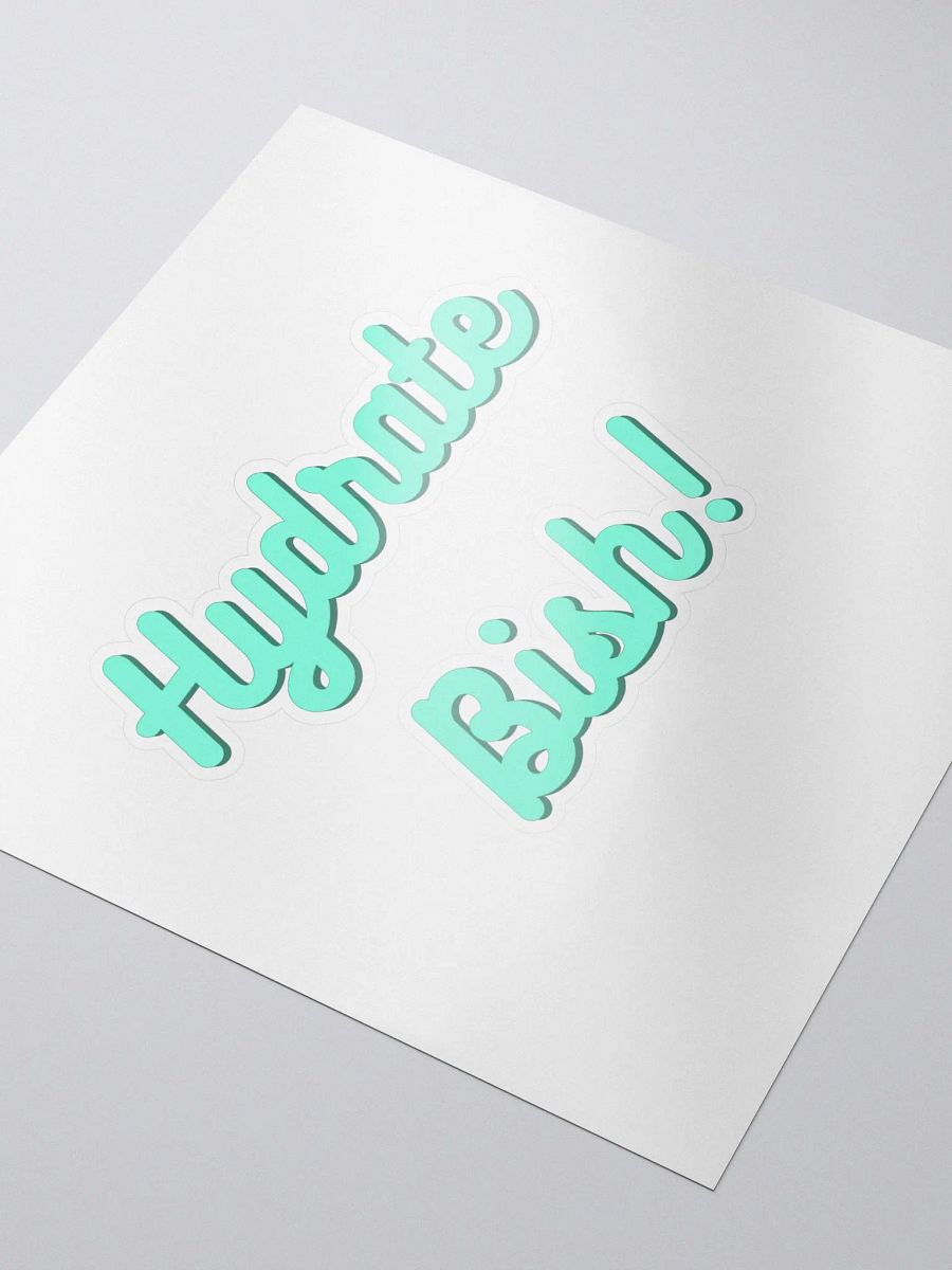Hydrate Bish! Sticker product image (3)
