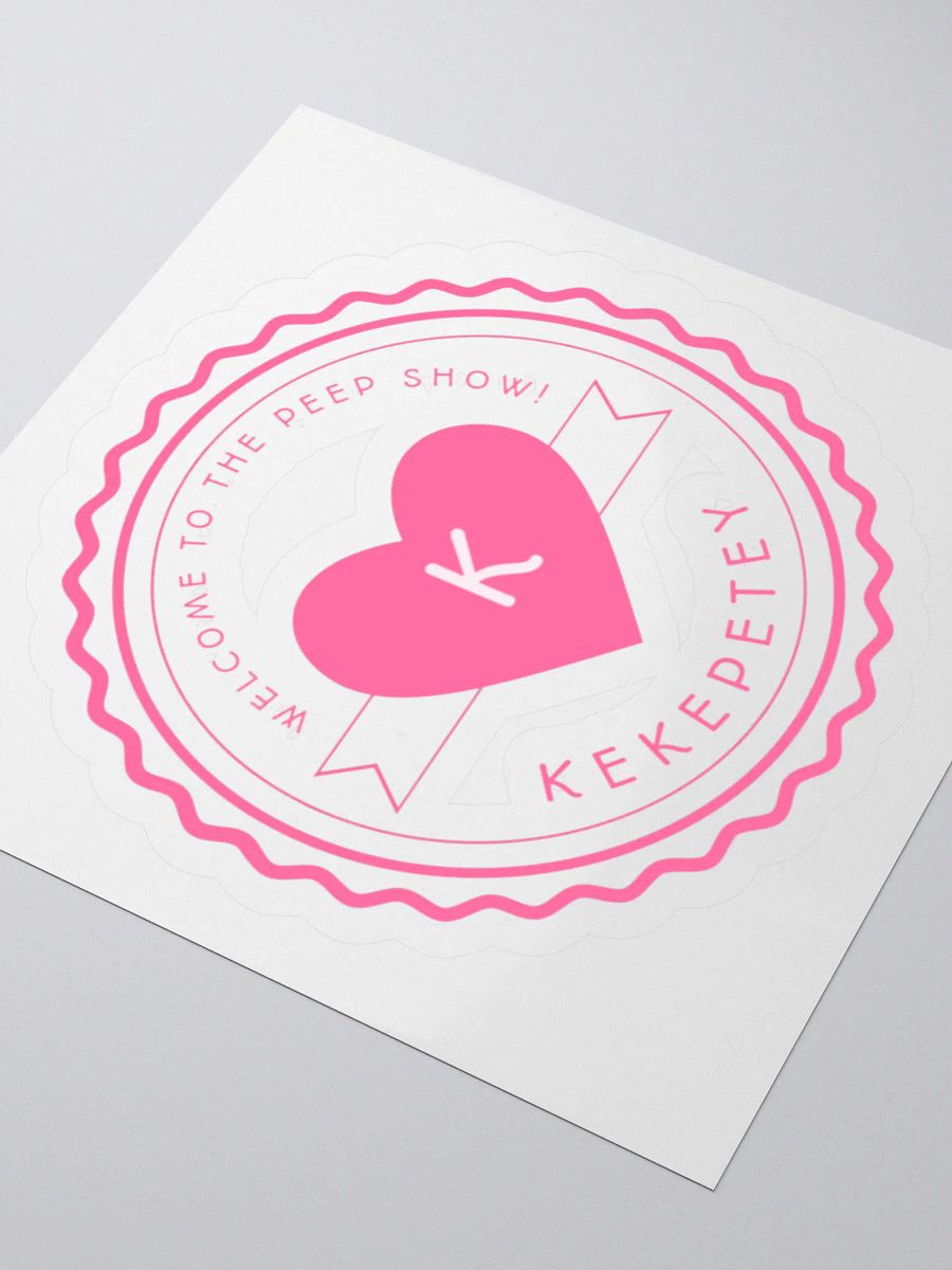 Kekepetey Logo Sticker - Pink product image (9)
