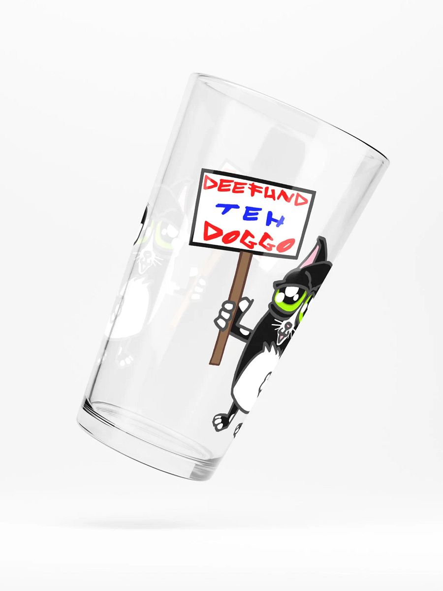 Tuxedo Protestor Pint Glass product image (4)