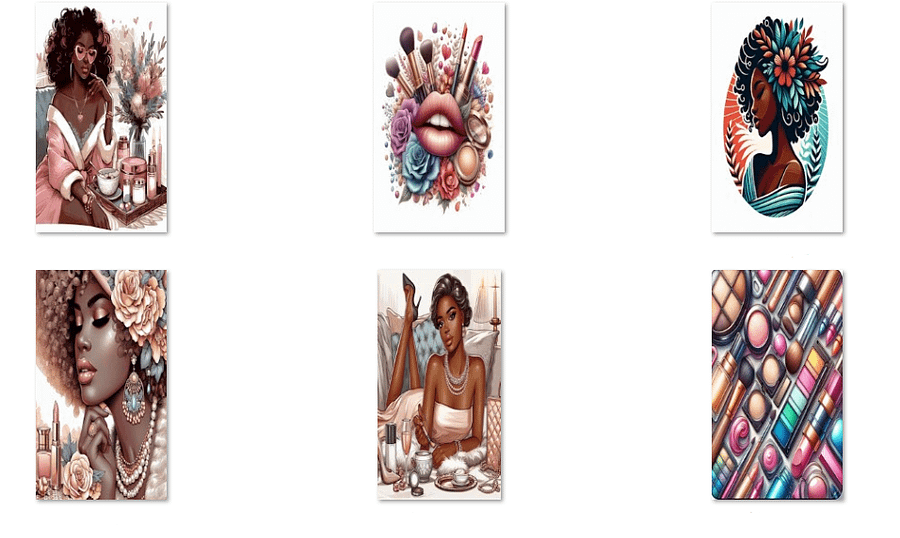 Sims 2 Custom Painting Collection 1 | African American | Makeup Art product image (6)