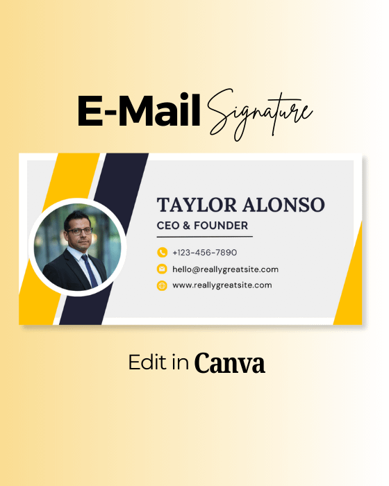 CEO Email Signature Template product image (1)