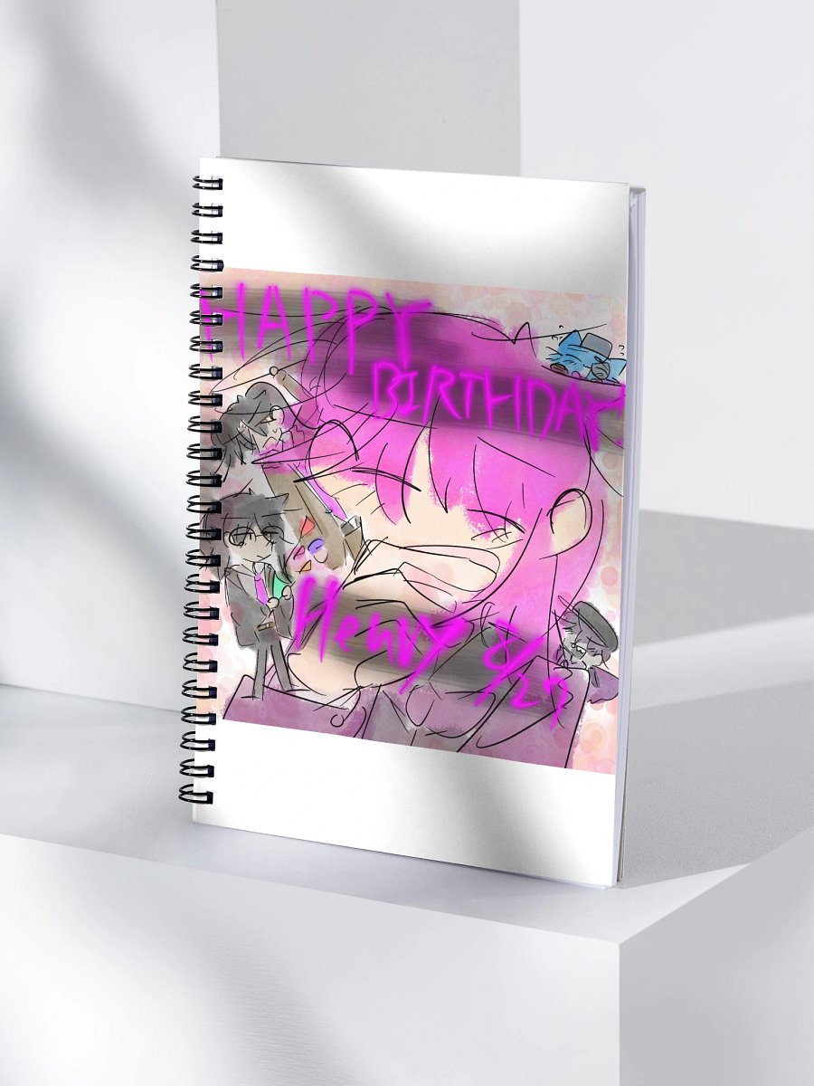 Happy Birthday Henry 2025 notebook product image (4)