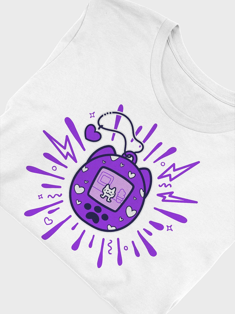 Lovely Digital Meow // T-Shirt - Purple - Light Mode product image (5)