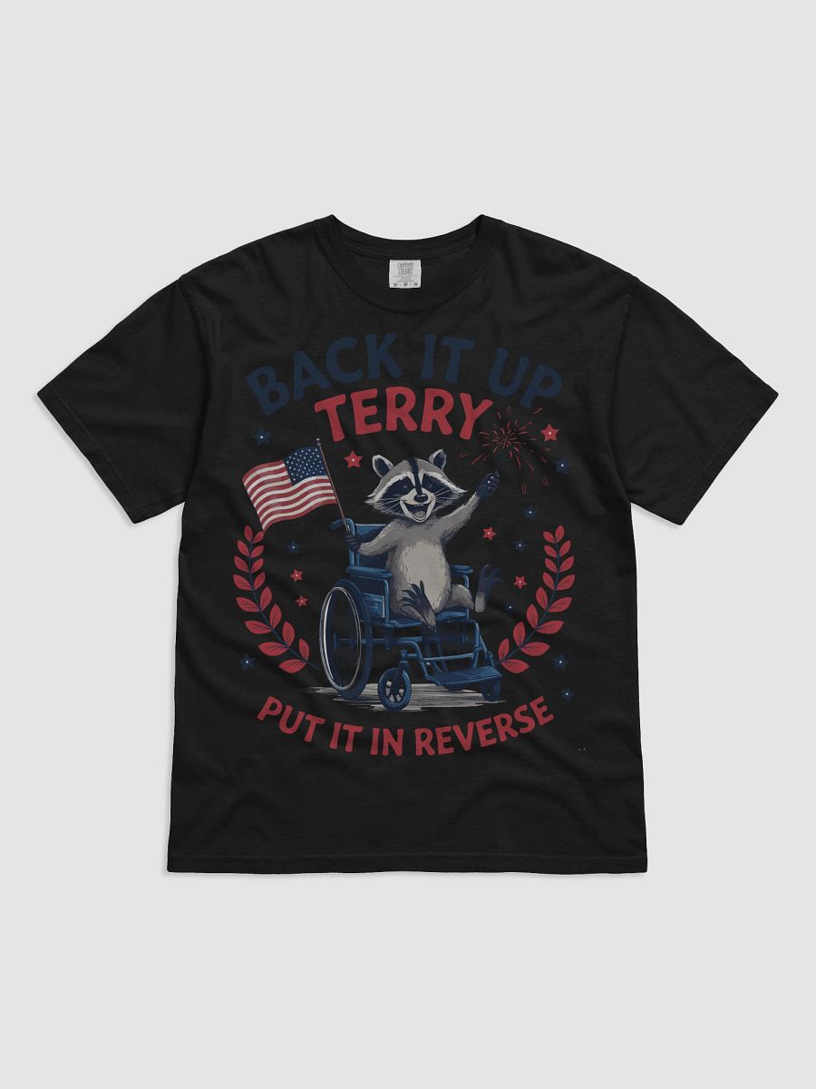 Patriotic Raccoon Wheelchair Tee product image (5)