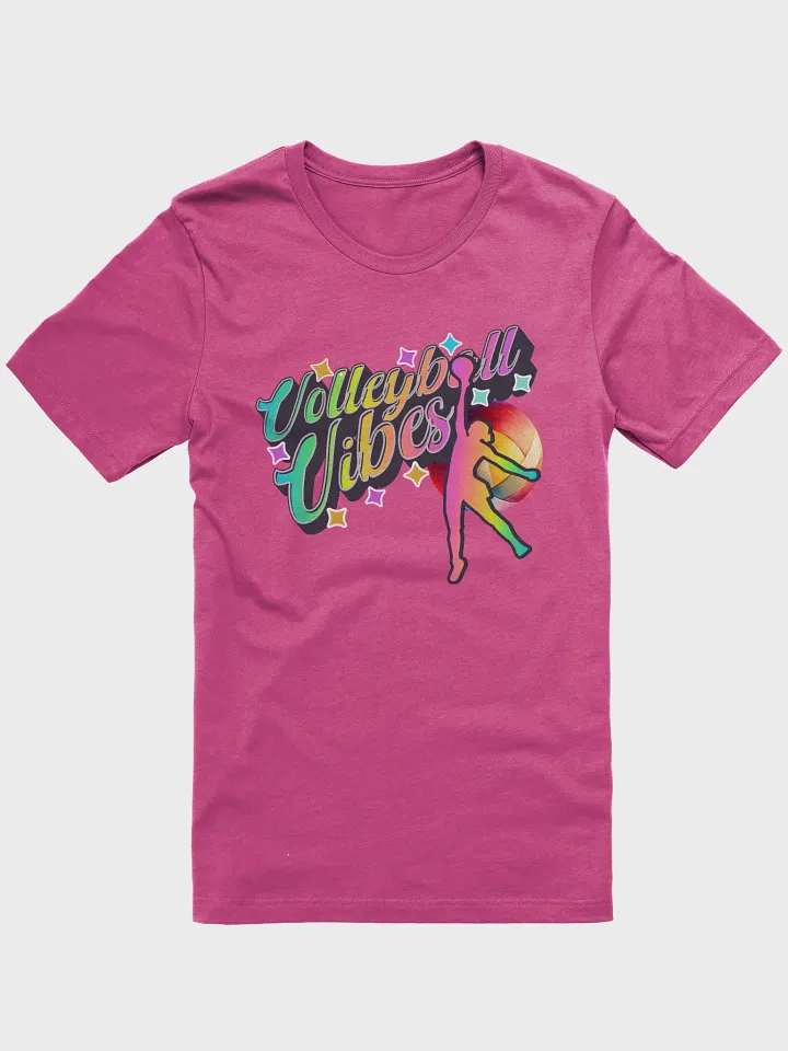 Volleyball Vibes Female Vibrant T-Shirt product image (1)