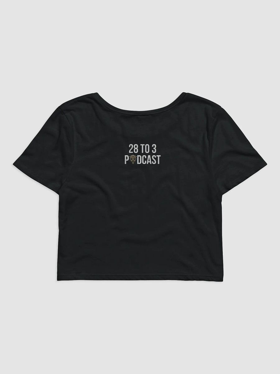 The 28 to 3 Podcast "Logo" Crop Top product image (2)