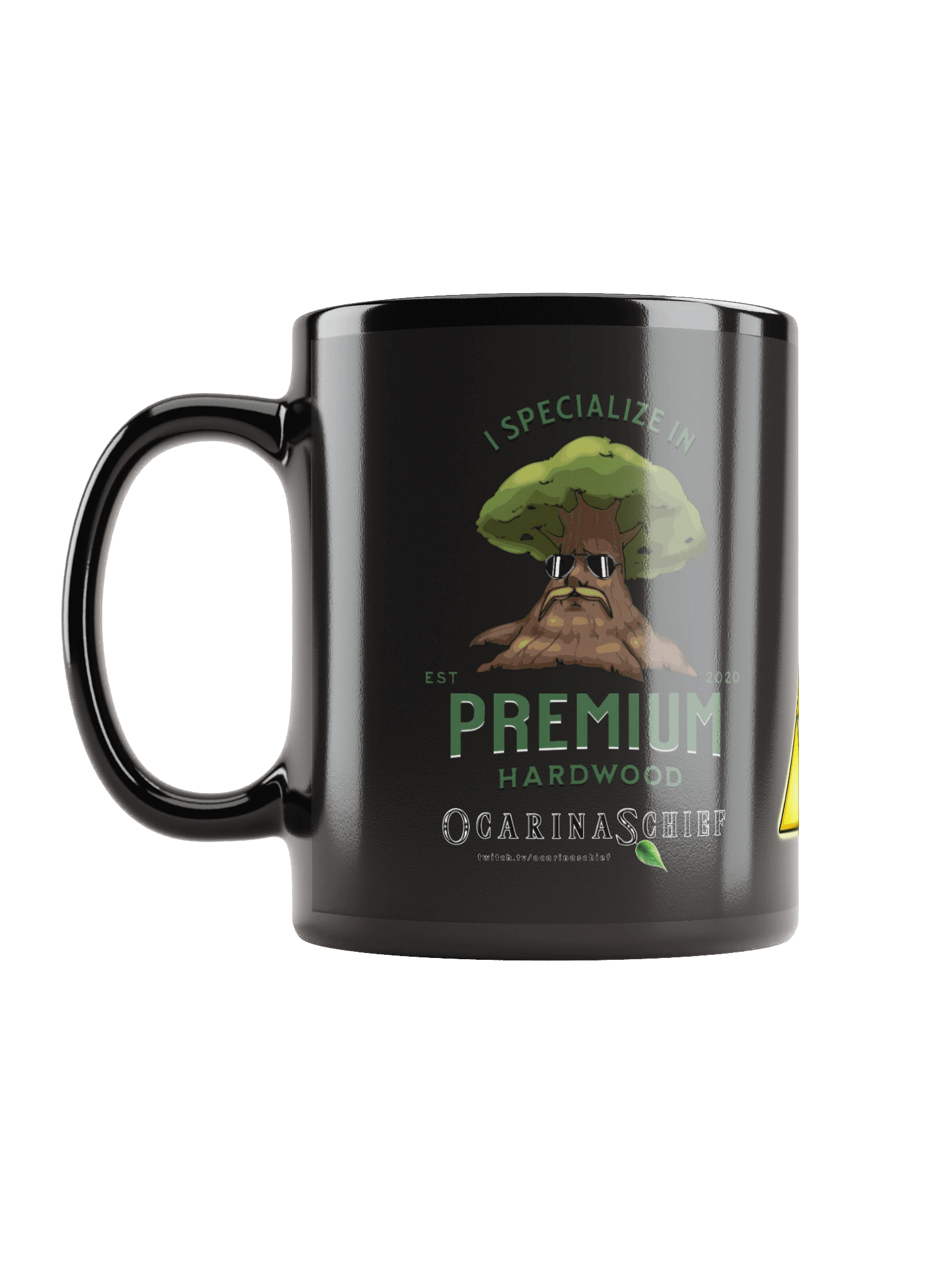 Premium Hardwood Black Glossy Mug product image (6)