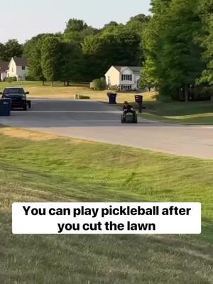 Dude heard pickleball and his lawn got the worst haircut of its life 🤣 #pickleballtiktok #pickleballhighlights #pickleballers #pickleball #pickleballislife 