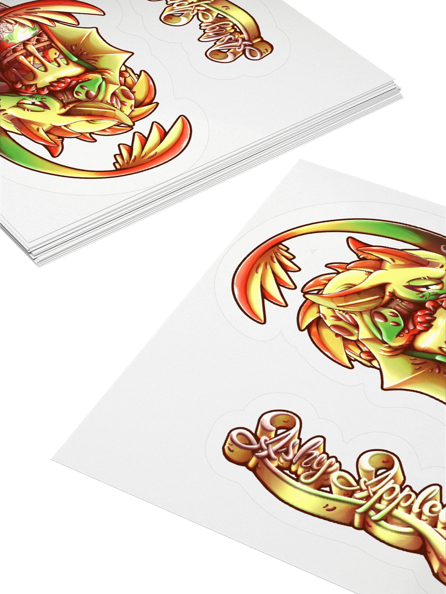 Dragon Ice Cream - Ashy Appletini - sticker product image (12)