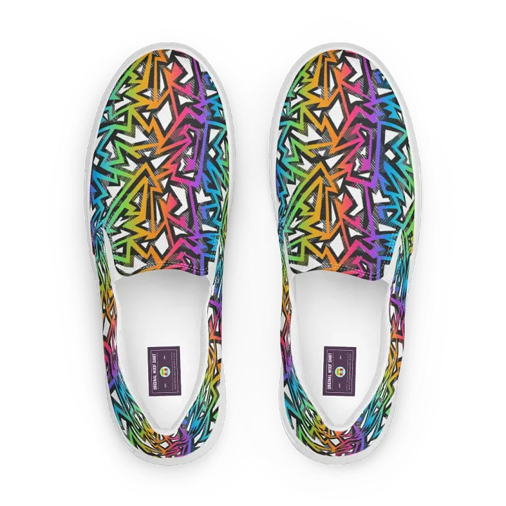 Rainbow Sparkle | Women's Slip-On Canvas Shoes product image (1)