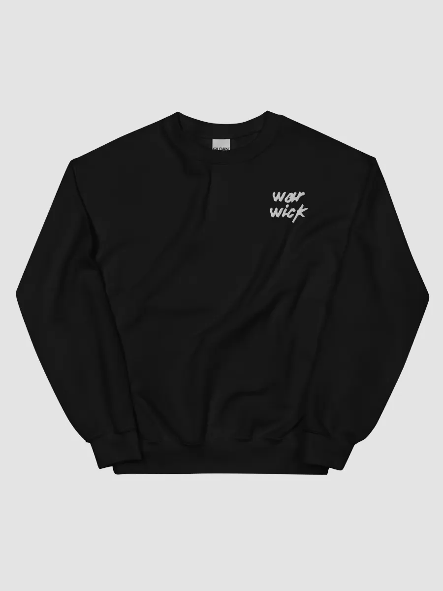Daft punk shop embroidered logo sweatshirt
