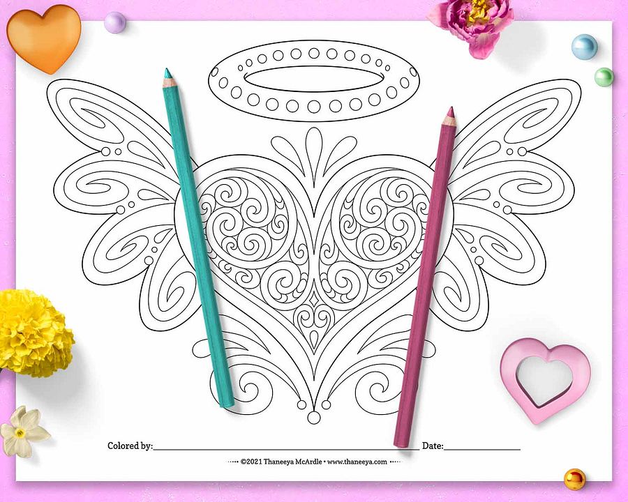 Heart Coloring Pages product image (11)