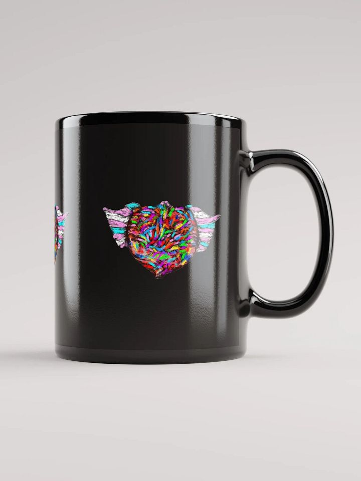 Love Has Wings Mug - Black product image (1)