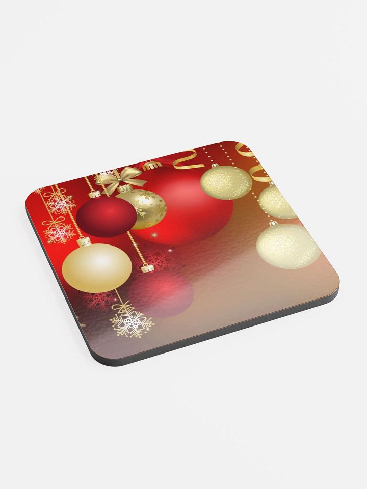 Festive Ornament Cork Coaster gift for entertainers moms colleagues friends product image (2)