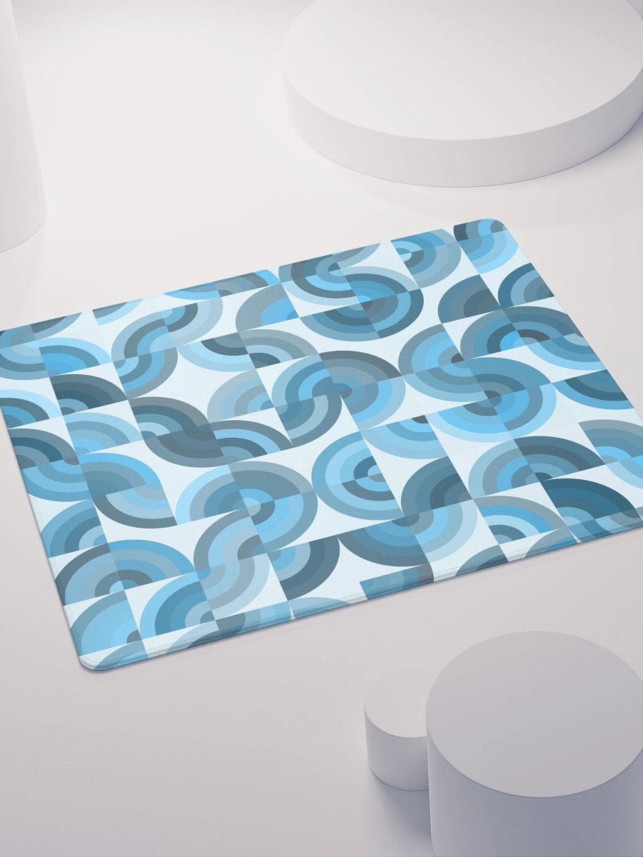 Ethereal Blue Circle Gaming Mouse Pad product image (7)