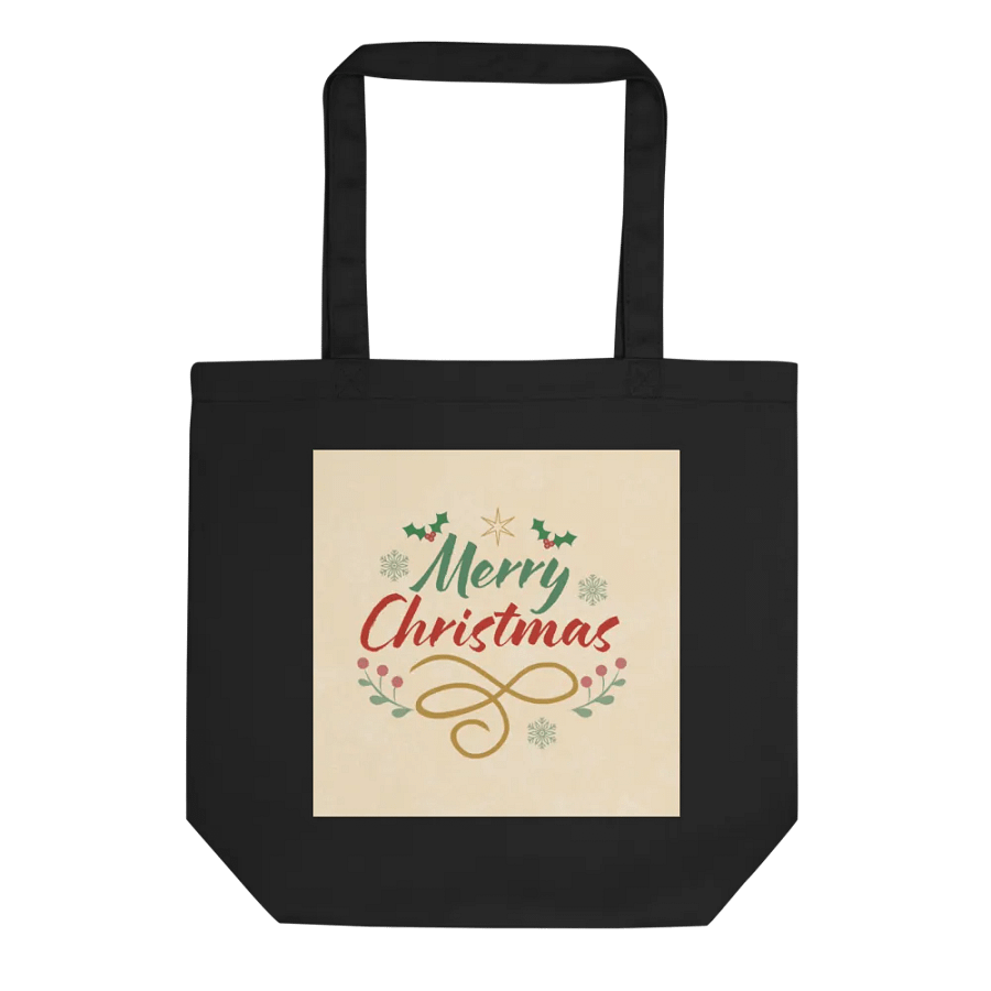 Festive Merry Christmas Eco Tote Bag product image (1)
