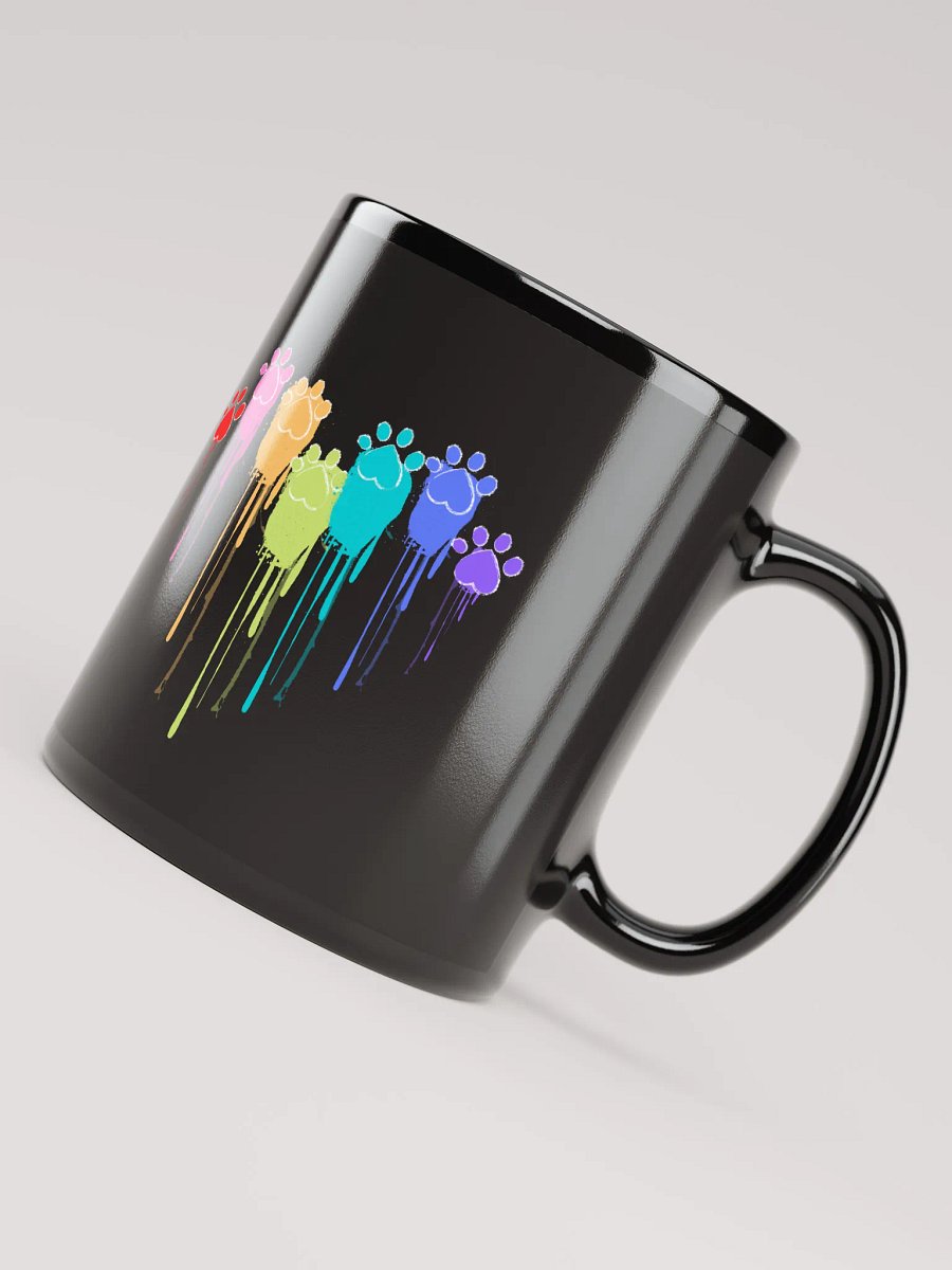 Rainbow Dog Paw Prints Mug product image (4)