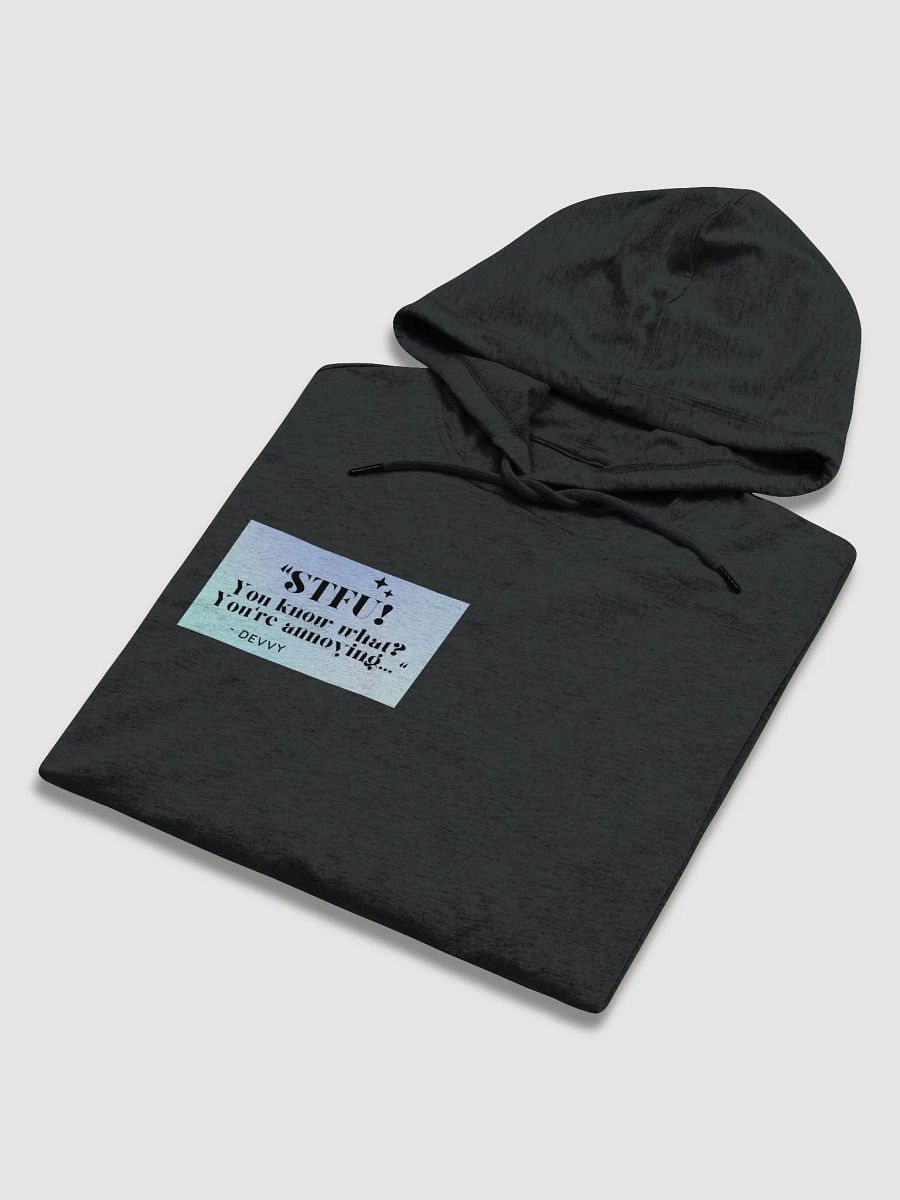 STFU! (Unisex Thin Long-Sleeve Hoodie) product image (5)
