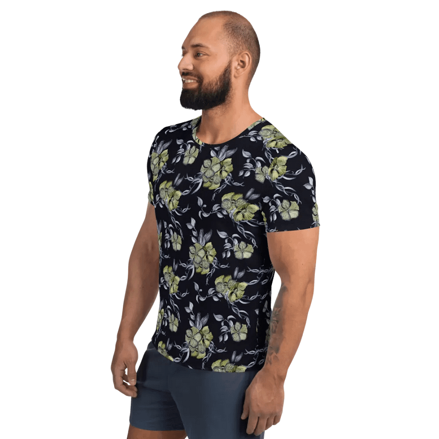 Gothic Flower | Men´s Athletic T-Shirt product image (3)