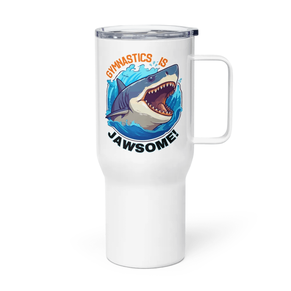 Gymnasticis is JAWSOME! Stainless Steel Travel Mug product image (5)