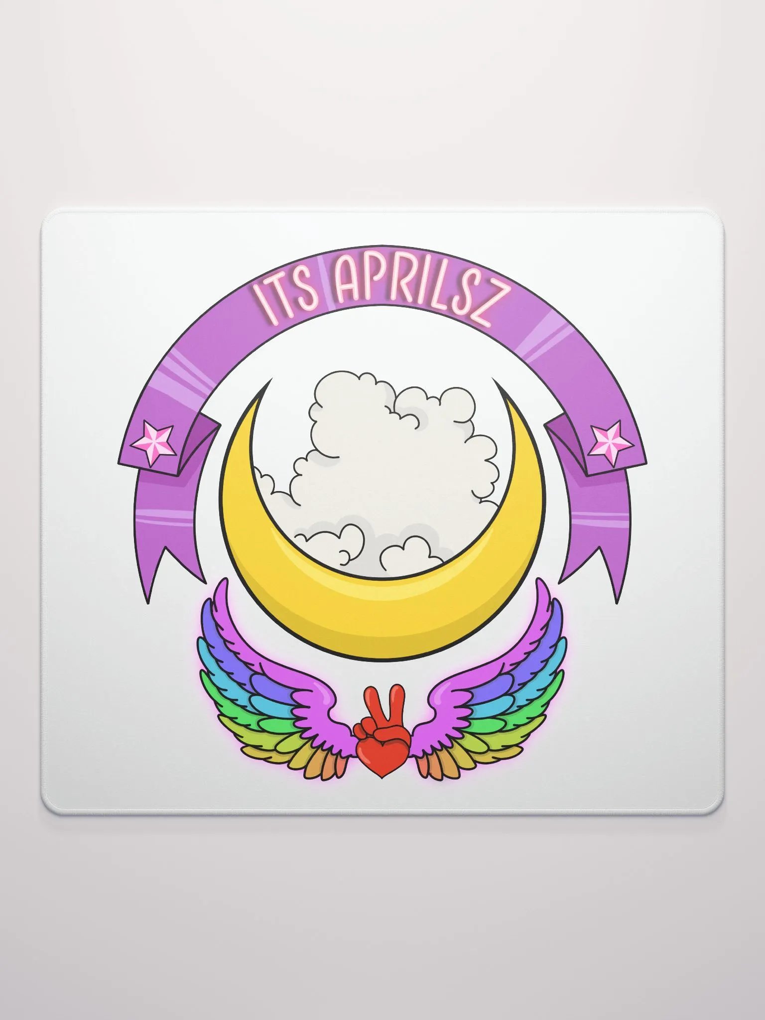 Its Aprilsz Channel Logo Gaming Mouse Pad product image (2)