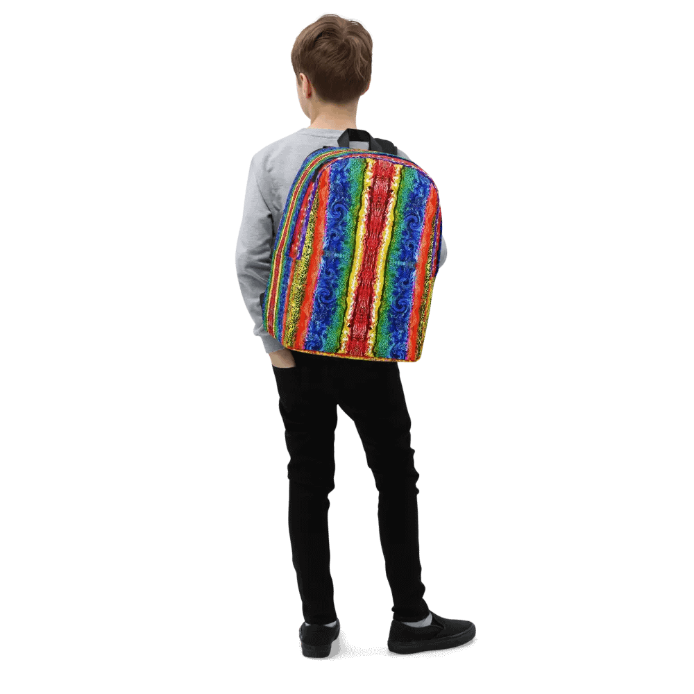 Boho colorful Stripes Backpack product image (4)