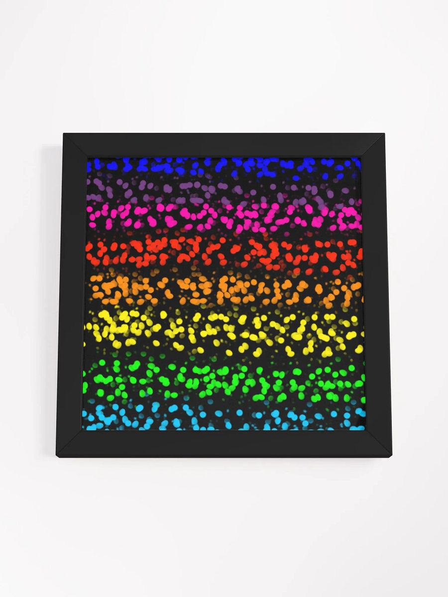 Rainbow stripes framed Poster product image (15)