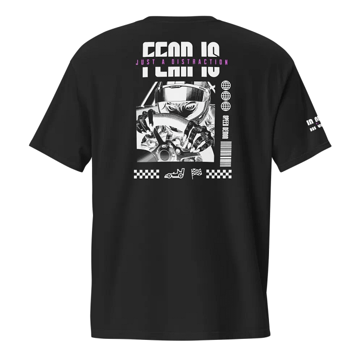 Fear is a Distraction Racing Pocket Tee product image (1)
